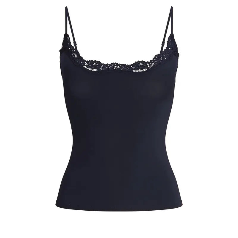 Lace Trim Padded Cami Top