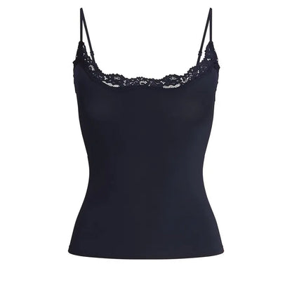 Lace Trim Padded Cami Top