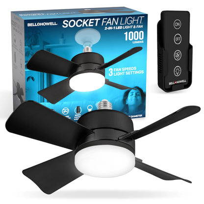 LED Socket Ceiling Fan