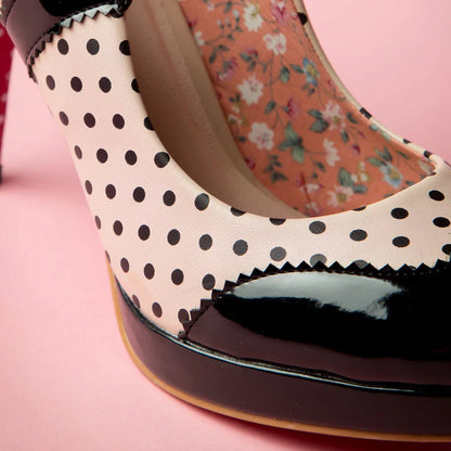 Retro 50s Mary Jane Pumps