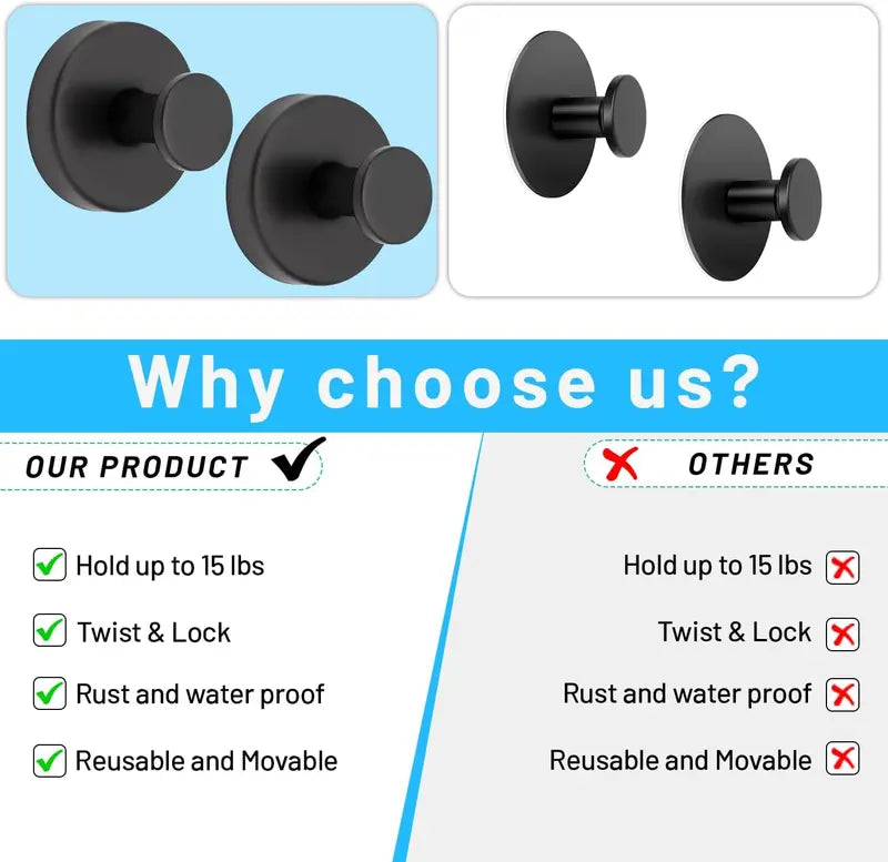 Decerk  Suction Cup Hooks