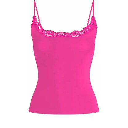 Lace Trim Padded Cami Top