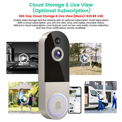 Wireless Video Doorbell Camera