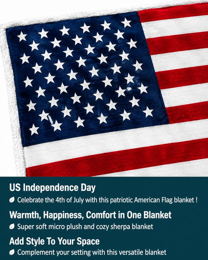 USA Flag Blanket