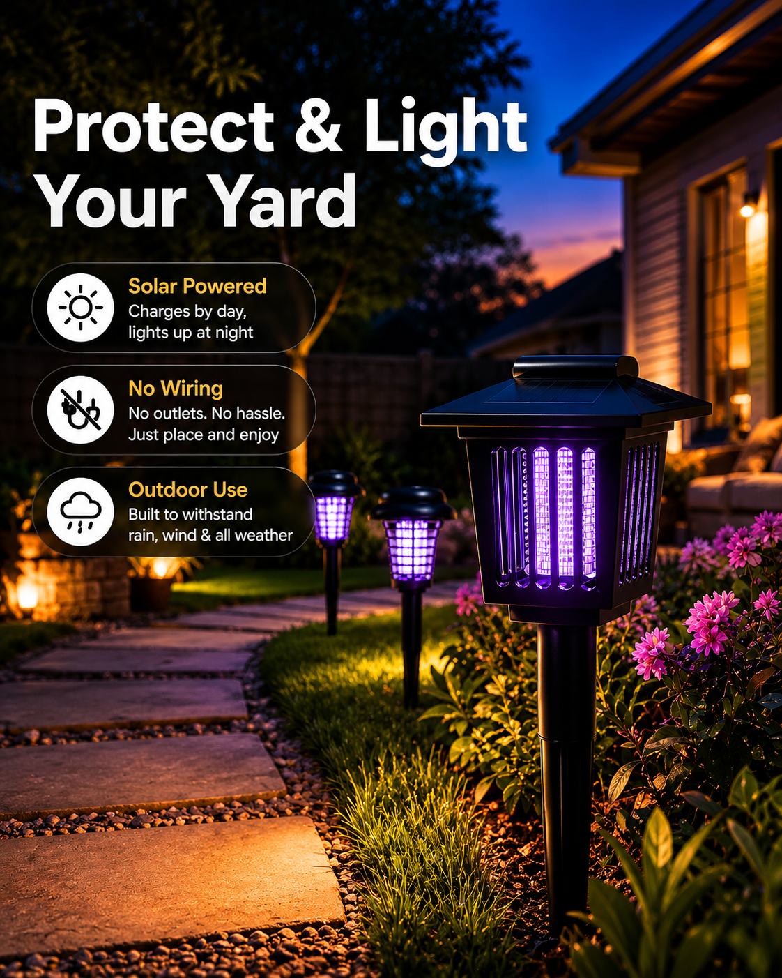 Solar Mosquito Killer Light