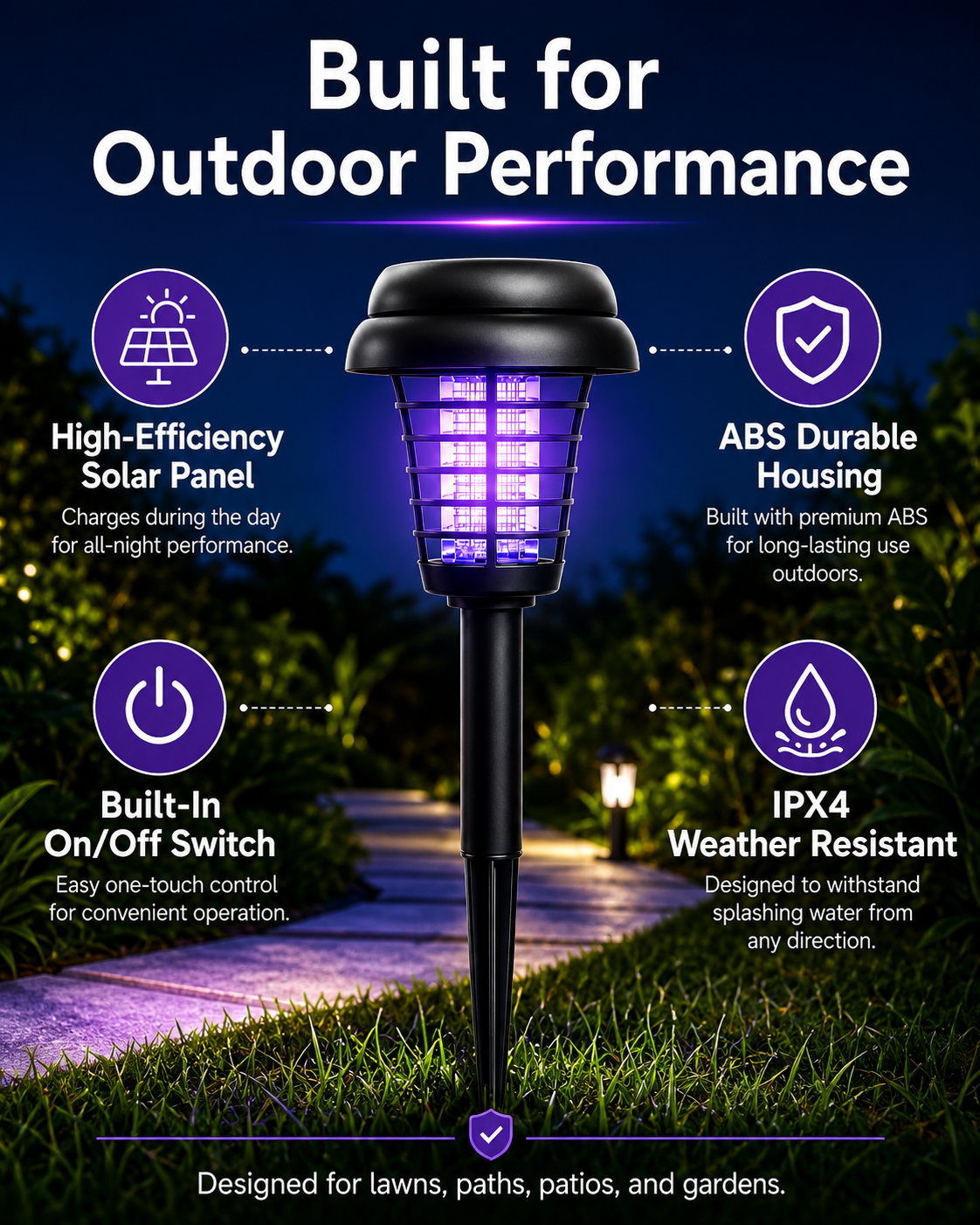 Solar Mosquito Killer Light