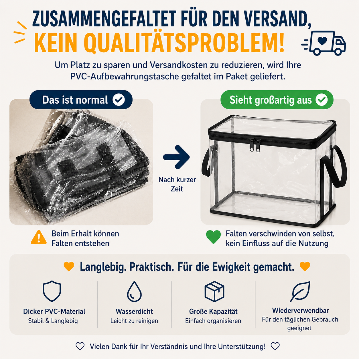 Staubdichte Plüsch-Aufbewahrungstasche