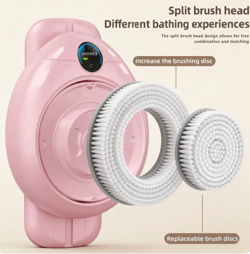 Wall-Mounted Smart Back Scrubber