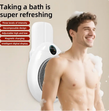 Wall-Mounted Smart Back Scrubber