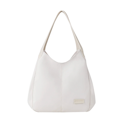 Minimalist Hobo Shoulder Bag — Soft Leather Daily Tote
