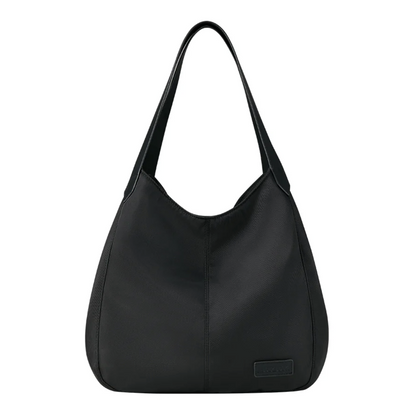 Minimalist Hobo Shoulder Bag — Soft Leather Daily Tote