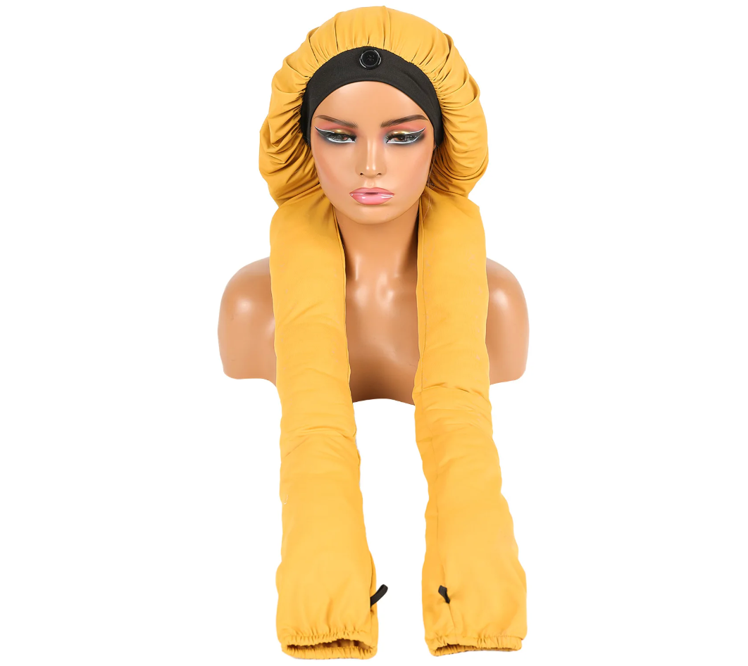 Silk Satin Hair Bonnet — Braid Protection Cap For Sleeping