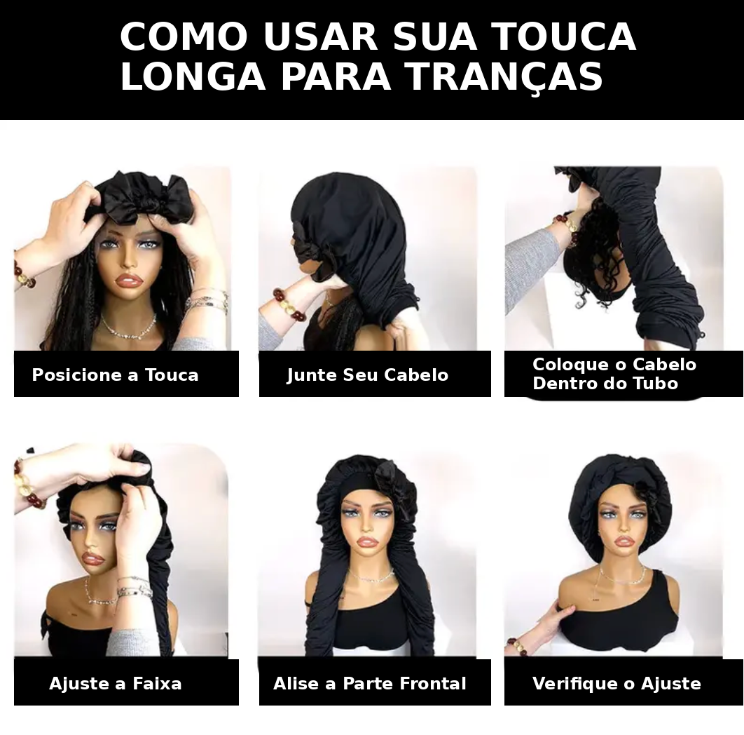 Touca De Cabelo - Touca Protetora Para Dormir