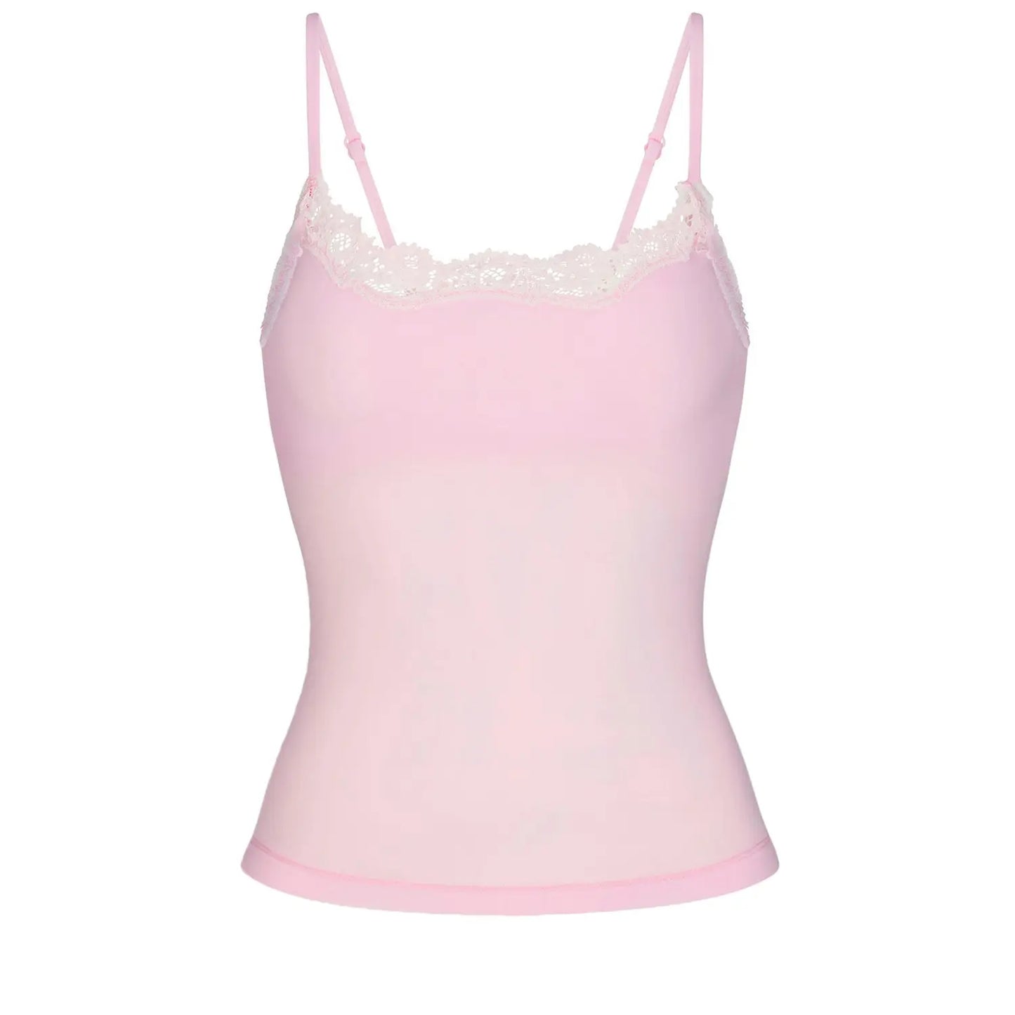 Lace Trim Padded Cami Top