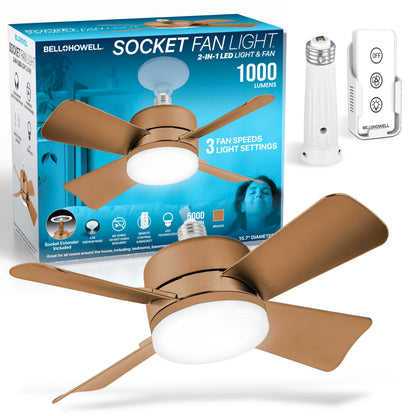 LED Socket Ceiling Fan